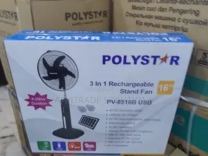 Time-Saving Polystar 3in1 Rechargeable Fan