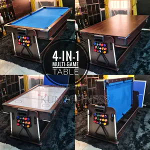 4 in 1 Combo Pool Table, Tennis Table, Air Hockey, Dining