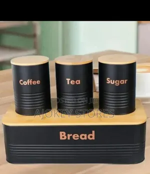 4pc Breadbin With Carnistar Set