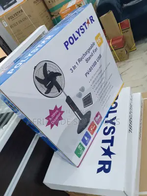 New -in-Stock Polystar 3in1 Rechargeble Fan