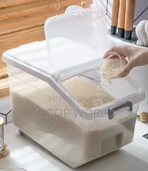 30L Food Storage Container With Measurement Cup