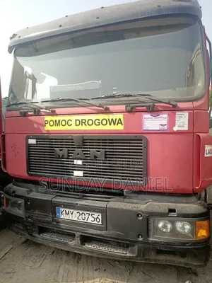 Man Diesel Truck 2002 Red