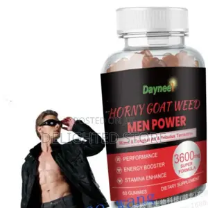 Daynee Horny Goat Weed Men Power Gummies (60 Vegan Gummies)