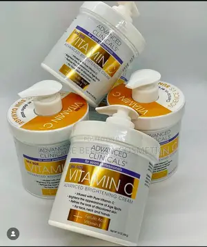 Advanced Clinicals Vitamin C Cream Face Body Lotion