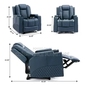 High Quality Executive Single Sofa With Cooling Cupholfer