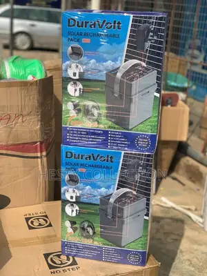 5 in 1 Duravolt Solar Rechargeable Battery Bulb and Mini Fan