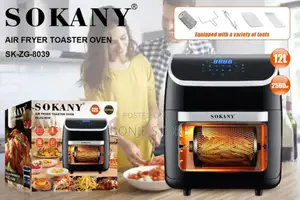 Sokany Air Fryer Toaster Oven SK-ZG-8039 12L