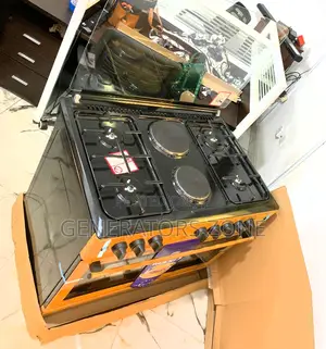 Double Maxi 60*90 {4+2} Burner Gas Cooker Wood {F9E42G2}