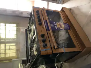Oven Glass Maxi 60*90 {4+2} Burner Gas Cooker Wood {F9E42G2}
