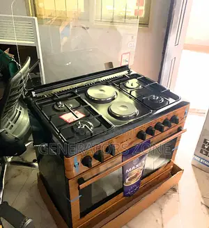 Tray Maxi 60*90 {4+2} Burner Gas Cooker Wood {F9E42G2}