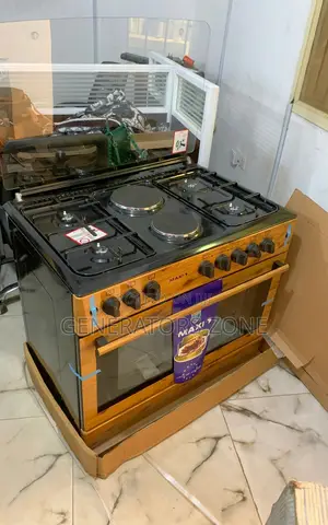 4 Gas Burner Maxi 60*90 {4+2} Gas Cooker {F9E42G2}