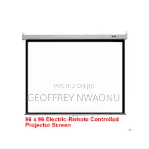 96 X96electric Motorized Projector Screen|Has Remote Control