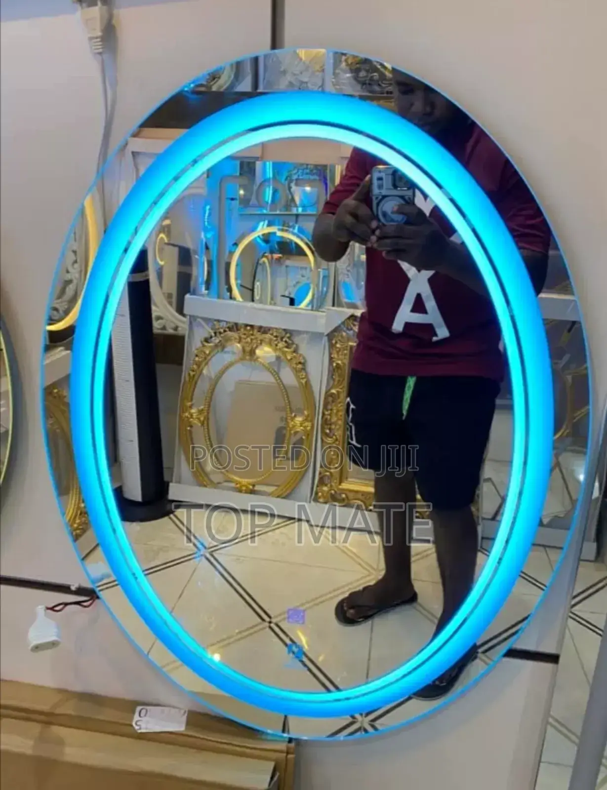 High Quality Oval Led Mirror 0024a