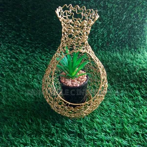 Gold Flower With Vase