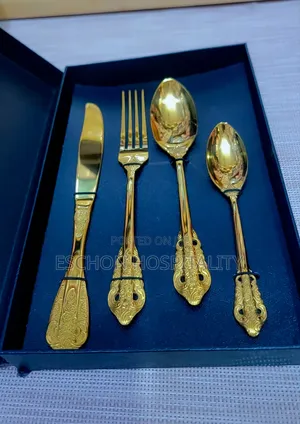 Luxury Gold Cultery Set