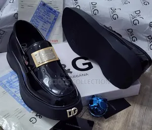 Men's D G Glossy/Matte Leather Shoes