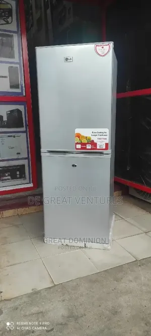 Brand New LG 260liter Double Door Refrigerator✓Silver Colour