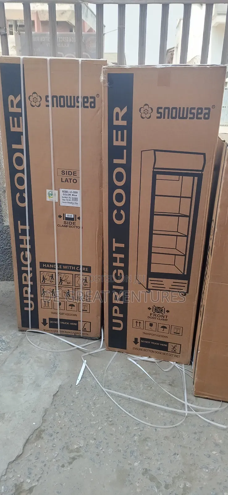 Brand New Snowsea 400L Showcase Refrigerator✓Blue Colour✓