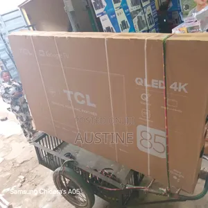 Brand New TCL 85" Qled Google Tv>Bluetooth>Flameless>