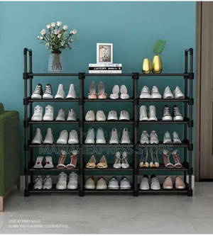 Exotic Thickening Steel DIY 6 Layers Shoe Rack