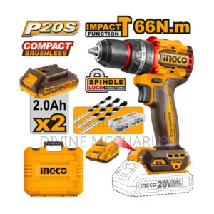 Ingco Compact Brushless Cordless Impact Drill Cidli20668
