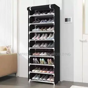 10 Layers Dust Proof Shoes Rack