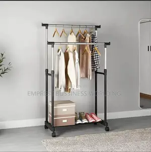 Double Big Poles Clothes Hanger