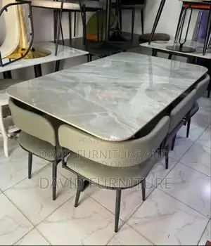 Marble Top by 6 Chairs