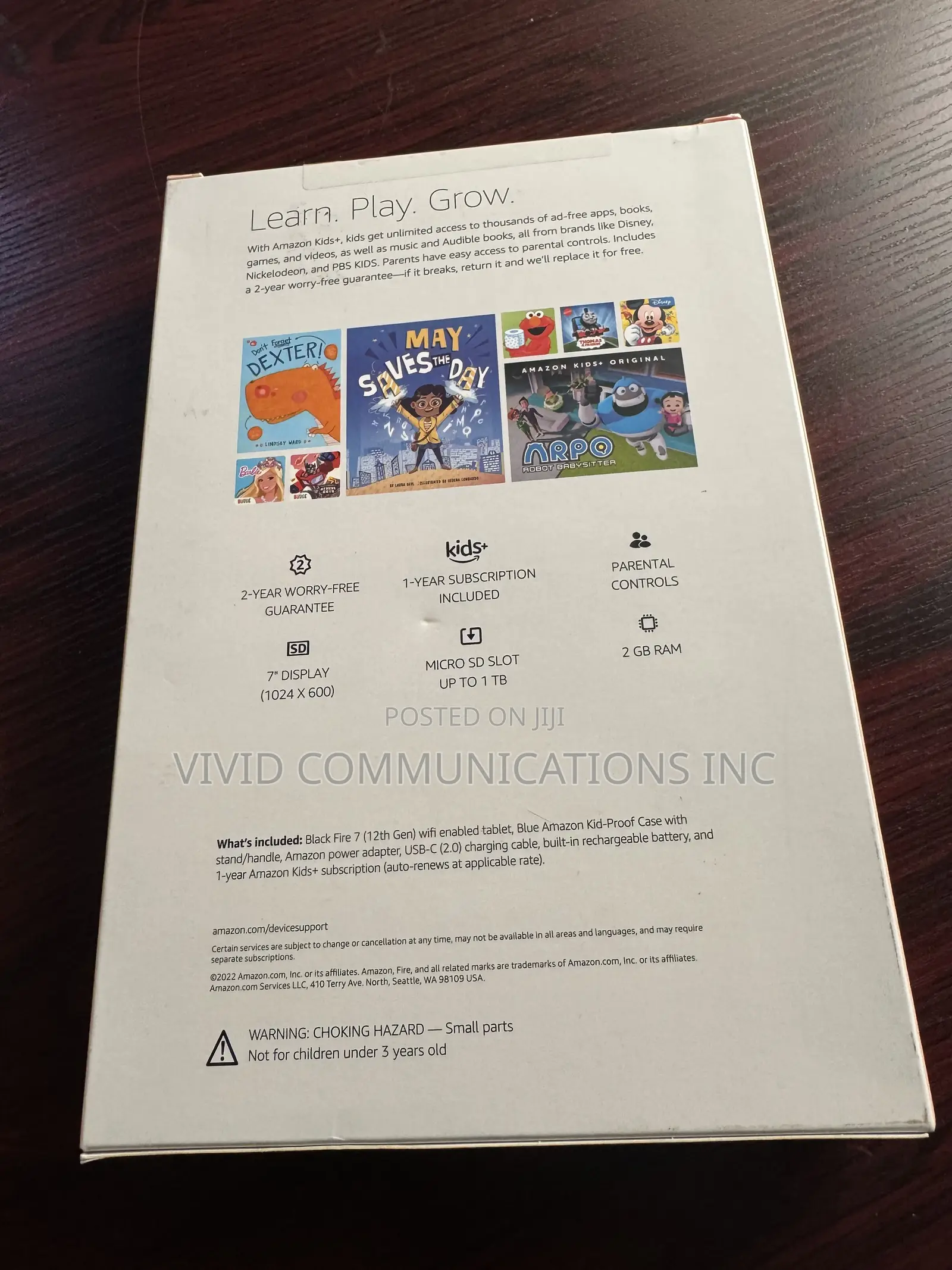New Amazon Fire 7 16 GB Blue
