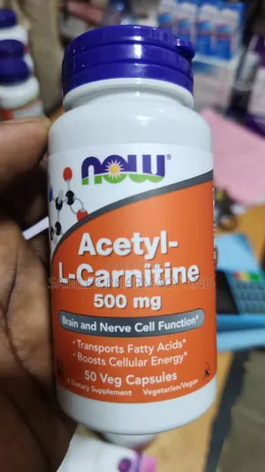 Now Foods Acetyl L-carnitine 500mg, 50 Capsules