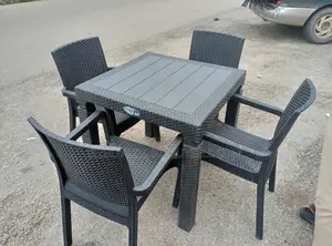 Outdoor Set of Chairs With Table
