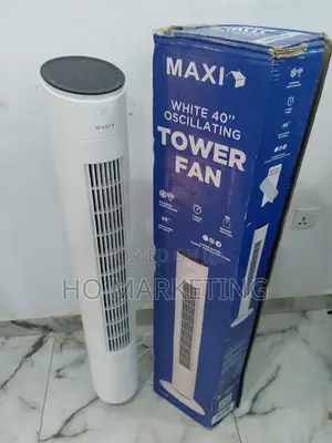 Maxi 40" Breezemaster Oscillating Tower Fan With Remote
