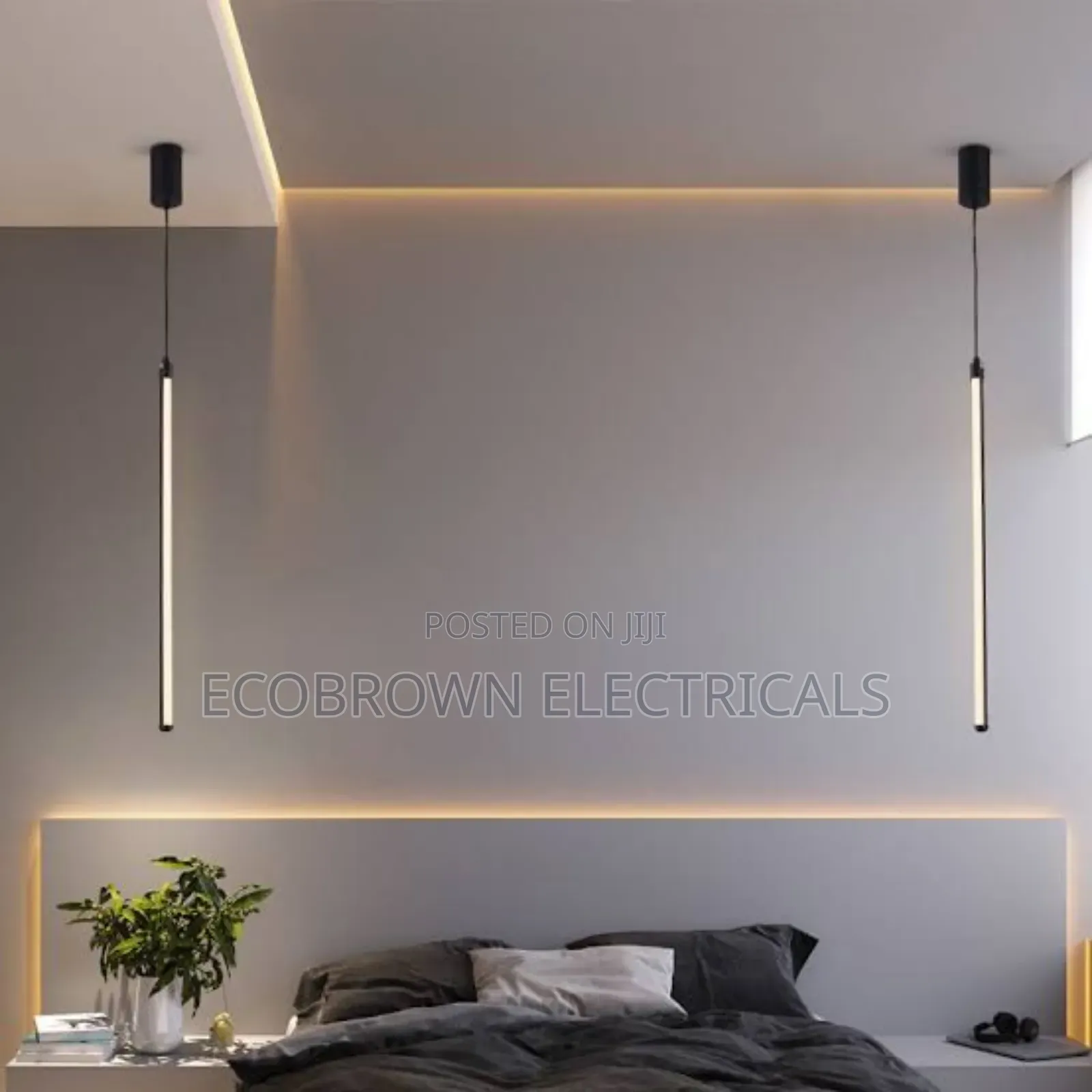 Single Magnificent Bright Dropping Bedside Light