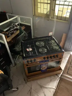 Maxi 90*60 Standing Wooden Style 4+2 Cooker F9E42G2