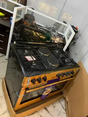 Maxi 90*60 Compact 4+2 Gas Cooker Wooden Oven - F9E42G2