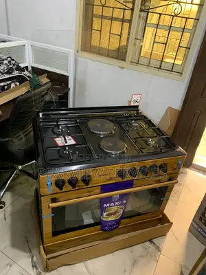 Maxi 4+2 Wooden Finish Freestanding Oven 90*60 Gas Cooker