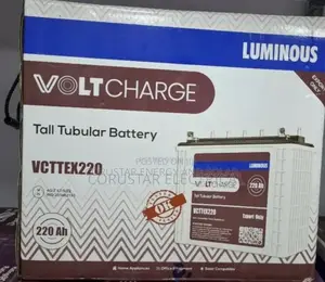 Luminous Voltcharge 220ah 12v Tall Tubular Battery