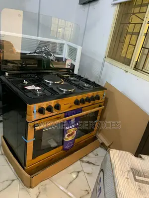 Maxi 90*60 Multifunction 4+2 Wooden Standing Cooker F9E42G2