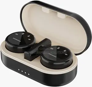 Porodo Wireless Microphone Dual Mic With Charging Case-Black