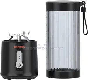 Porodo Lifestyle Portable Blender With Bottom Lid 450ml