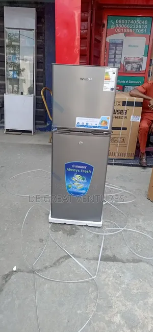 Brand New Snowsea 198litter Double Door Refrigerator✓Silver✓
