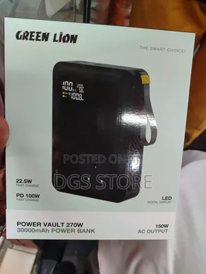 Green Lion Power Vault 270w 30,000mah Power Bank
