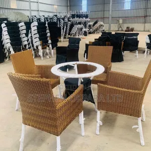 Exotic Carding Table and With 4 Chairs
