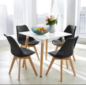 Wooden Top Dinning Set