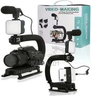 Video Creation, Streaming Kit With Microphone for Camcorder