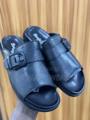 Italian Leather Slipers for Men