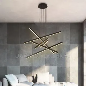 Black Led Chandelier Modern