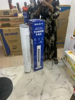 Brand New Maxi 40'' Oscillating Tower Fan - Affordable Price