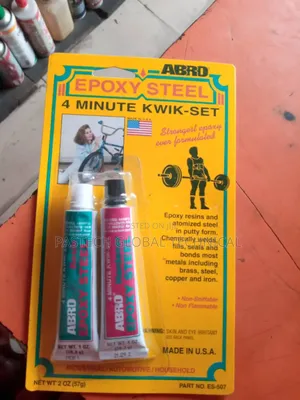 Abro Epoxy Steel 4 Minute Kwik Set 57g