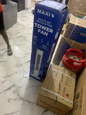 Cool Comfort at Your Fingertips - Maxi White 40'' Tower Fan